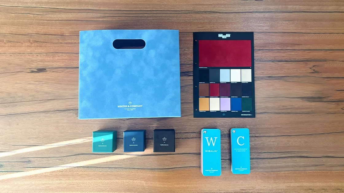 WINTER & COMPANY様とバケモノがコラボレーションしたパッケージサンプルを展示